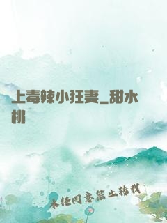 寵上毒辣小狂妻