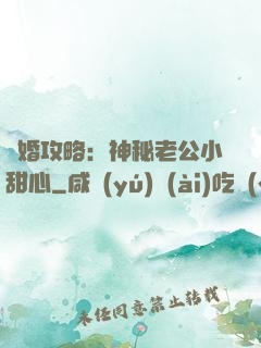 寵婚攻略：神秘老公小甜心