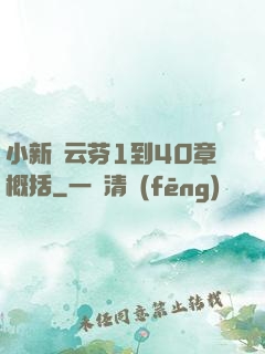 小新與云芬1到40章概括