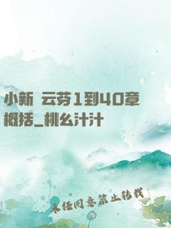 小新與云芬1到40章概括