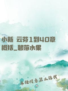 小新與云芬1到40章概括