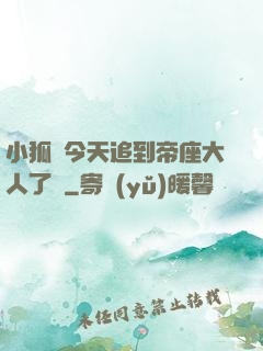 小狐貍今天追到帝座大人了嗎