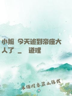 小狐貍今天追到帝座大人了嗎