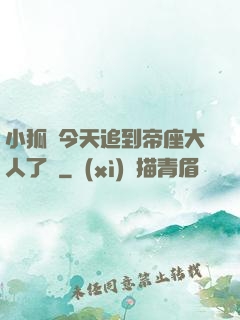 小狐貍今天追到帝座大人了嗎