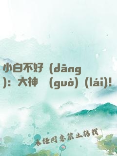 小白不好當(dāng)：大神別過(guò)來(lái)！