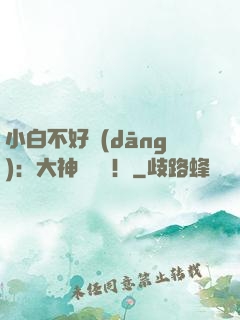 小白不好當(dāng)：大神別過來！