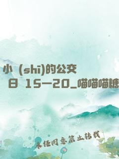 小詩(shī)的公交車日記15一20