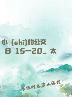小詩(shī)的公交車日記15一20