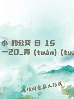 小詩的公交車日記15一20