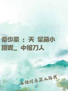 帝少豪寵：天價呆萌小甜妻