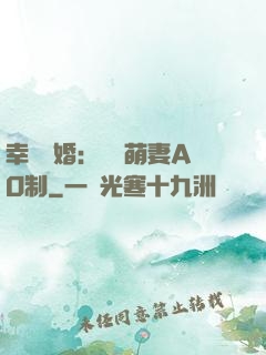 幸運閃婚：寶貝萌妻AO制