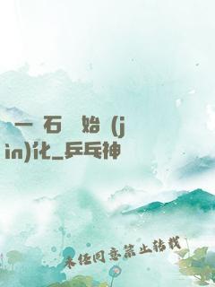 從一塊石頭開始進(jìn)化