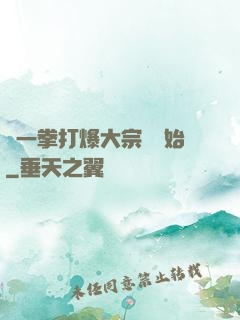從一拳打爆大宗師開始