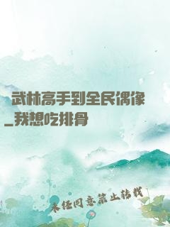 從武林高手到全民偶像