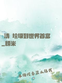 從清掃垃圾到世界首富