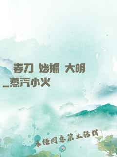 從繡春刀開始振興大明
