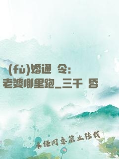 復(fù)婚通緝令：老婆哪里跑