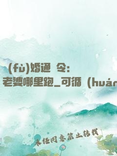 復(fù)婚通緝令：老婆哪里跑