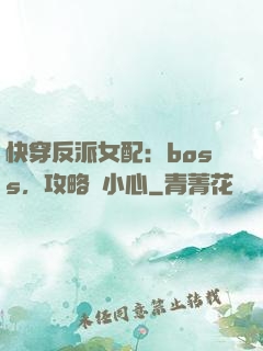 快穿反派女配：boss，攻略請小心
