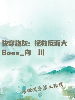 快穿炮灰：拯救反派大Boss
