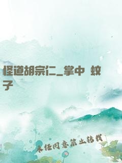 怪道胡宗仁