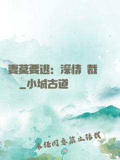 愛妻莫要逃：深情總裁寵寵寵
