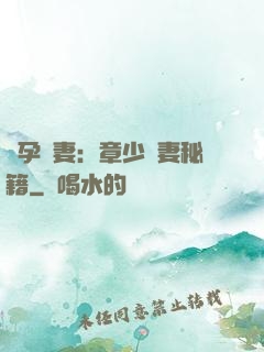 懷孕嬌妻：章少寵妻秘籍