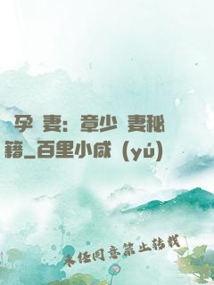懷孕嬌妻：章少寵妻秘籍
