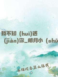 我不知會(huì)遇見(jiàn)你