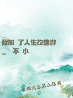 我加載了人生改造游戲