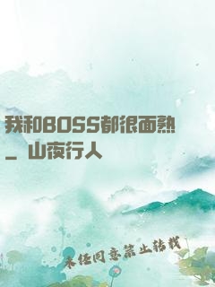 我和BOSS都很面熟
