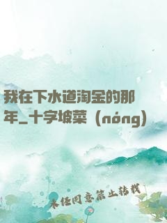 我在下水道淘金的那幾年