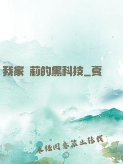 我家蘿莉的黑科技