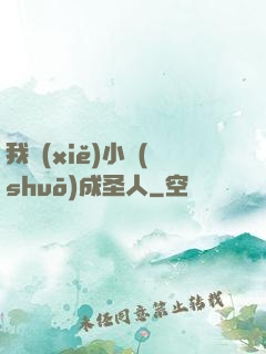 我寫(xiě)小說(shuō)成圣人