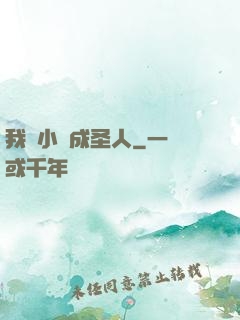 我寫小說成圣人