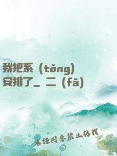 我把系統(tǒng)安排了