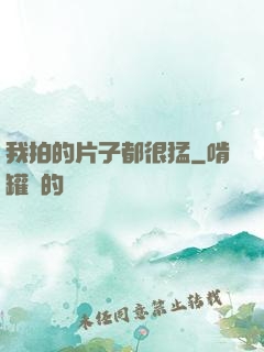 我拍的片子都很猛
