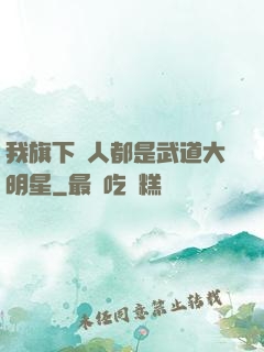 我旗下藝人都是武道大明星