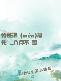 我是佛門(mén)急先鋒