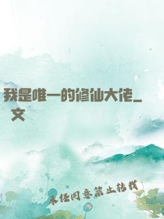 我是唯一的修仙大佬