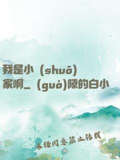 我是小說(shuō)家啊