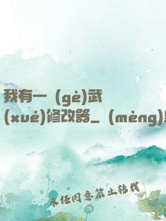 我有一個(gè)武學(xué)修改器