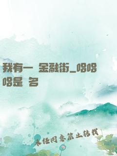 我有一條金融街