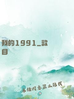 我的1991