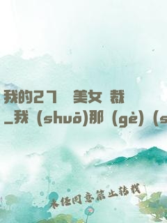 我的27歲絕美女總裁