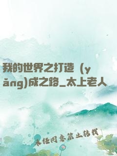 我的世界之打造養(yǎng)成之路