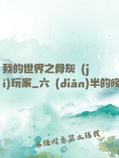 我的世界之骨灰級(jí)玩家