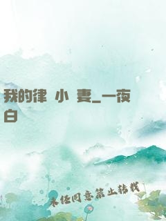 我的律師小嬌妻