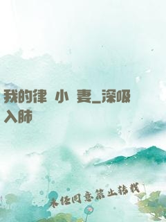 我的律師小嬌妻