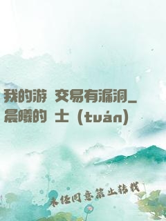 我的游戲交易有漏洞